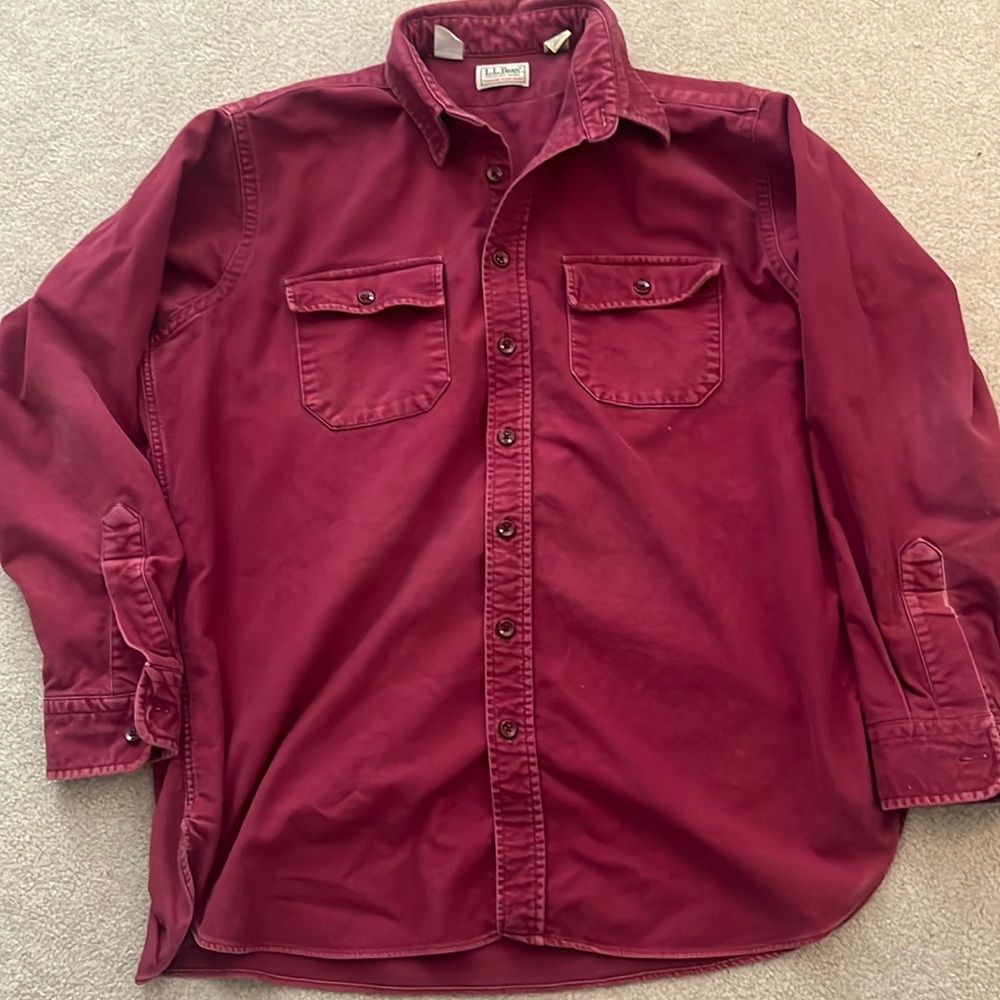 Vintage L.L Bean Heavy button Shirt